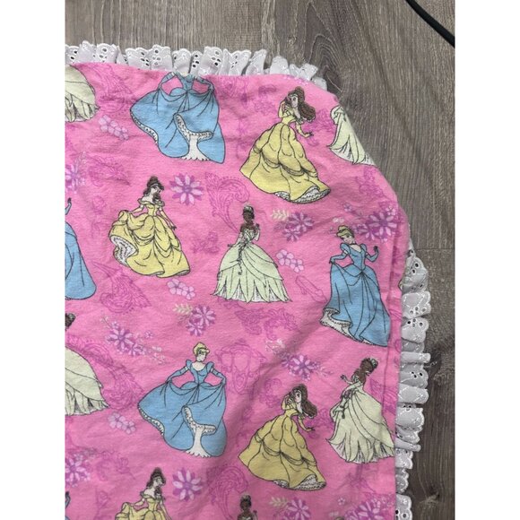Vintage 90s Disney Princes Pink Fleece Throw Blanket For Toddler 50 x 40 - Picture 6 of 14